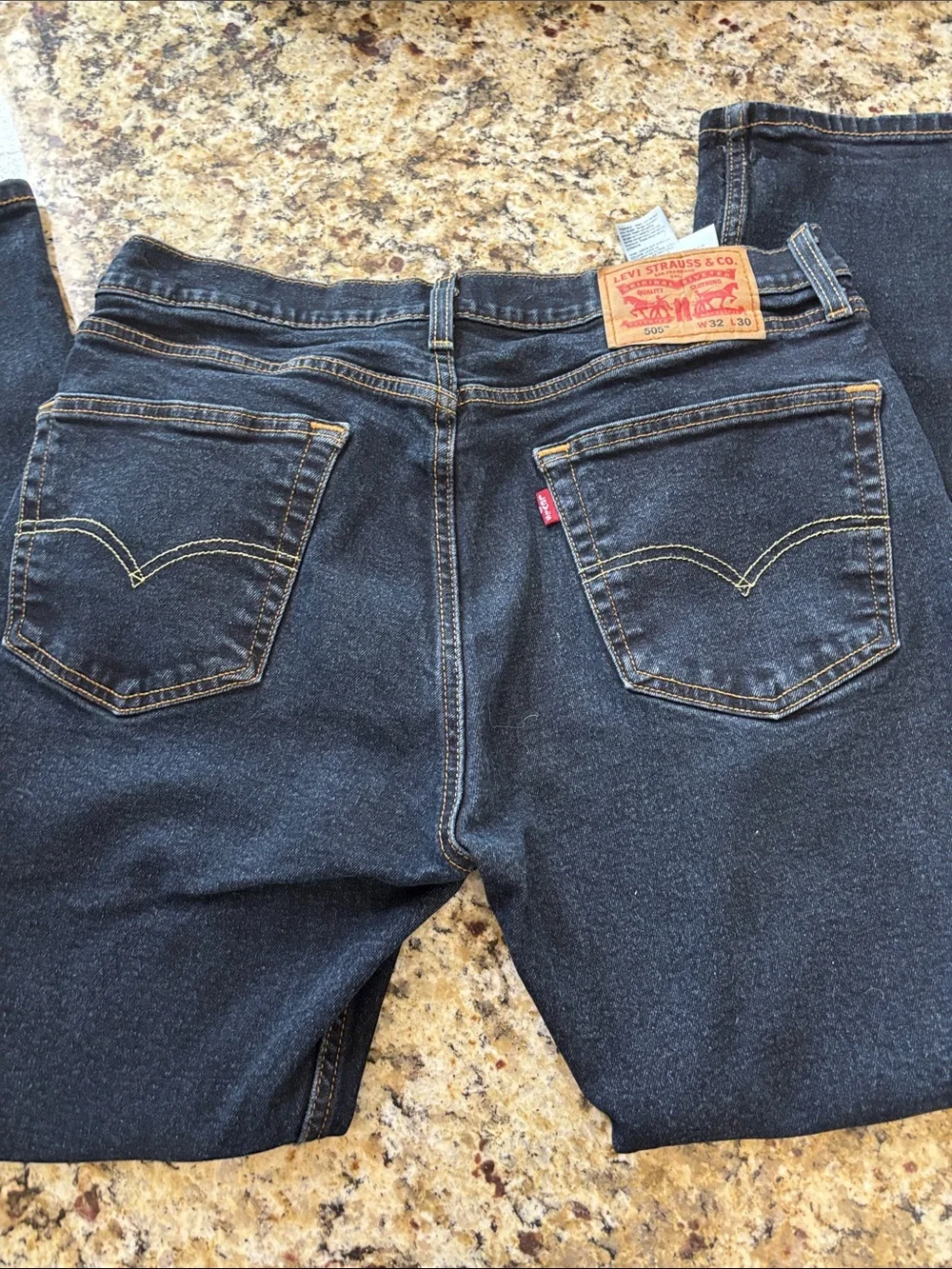 Levi's Indigo Back-Pocket Jeans
